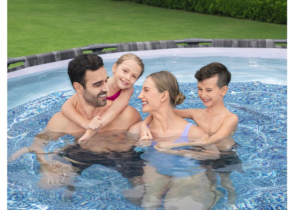 Piscina con struttura rotonda Steel Pro MAX 427x107 cm Bestway 5614Z