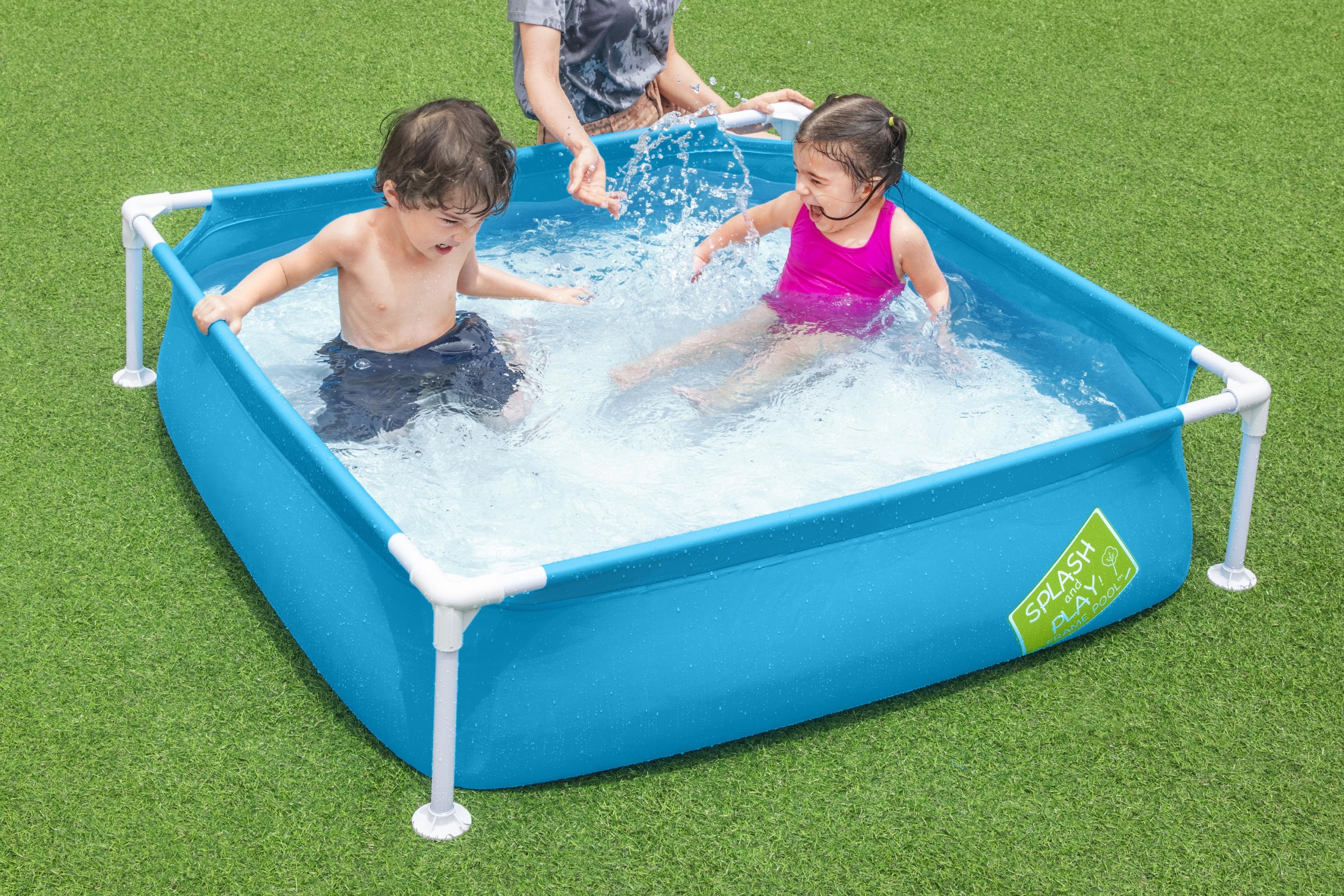 Piscina quadrata con struttura metallica Baby la mia prima Bestway 56217