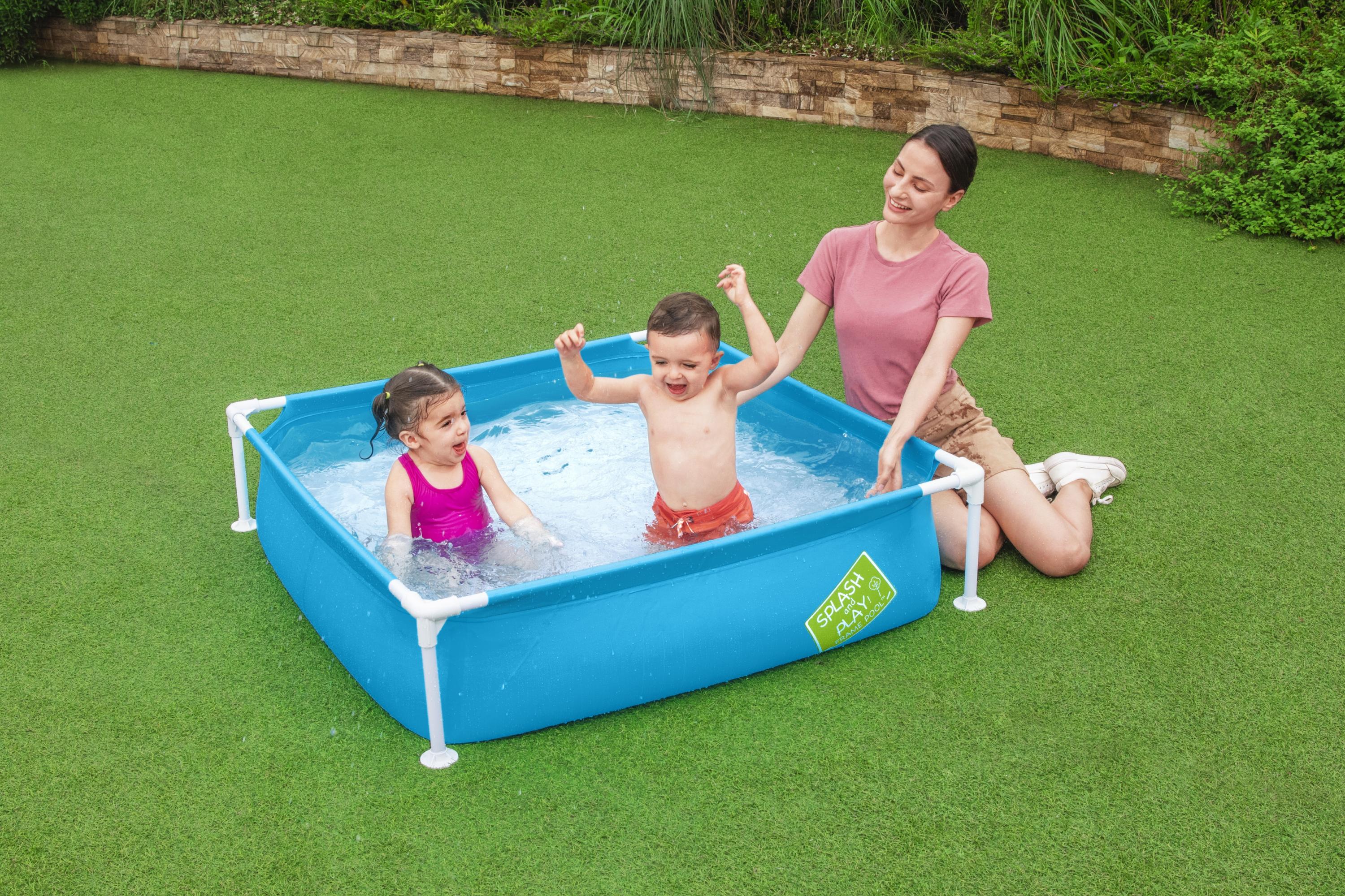 Piscina quadrata con struttura metallica Baby la mia prima Bestway 56217