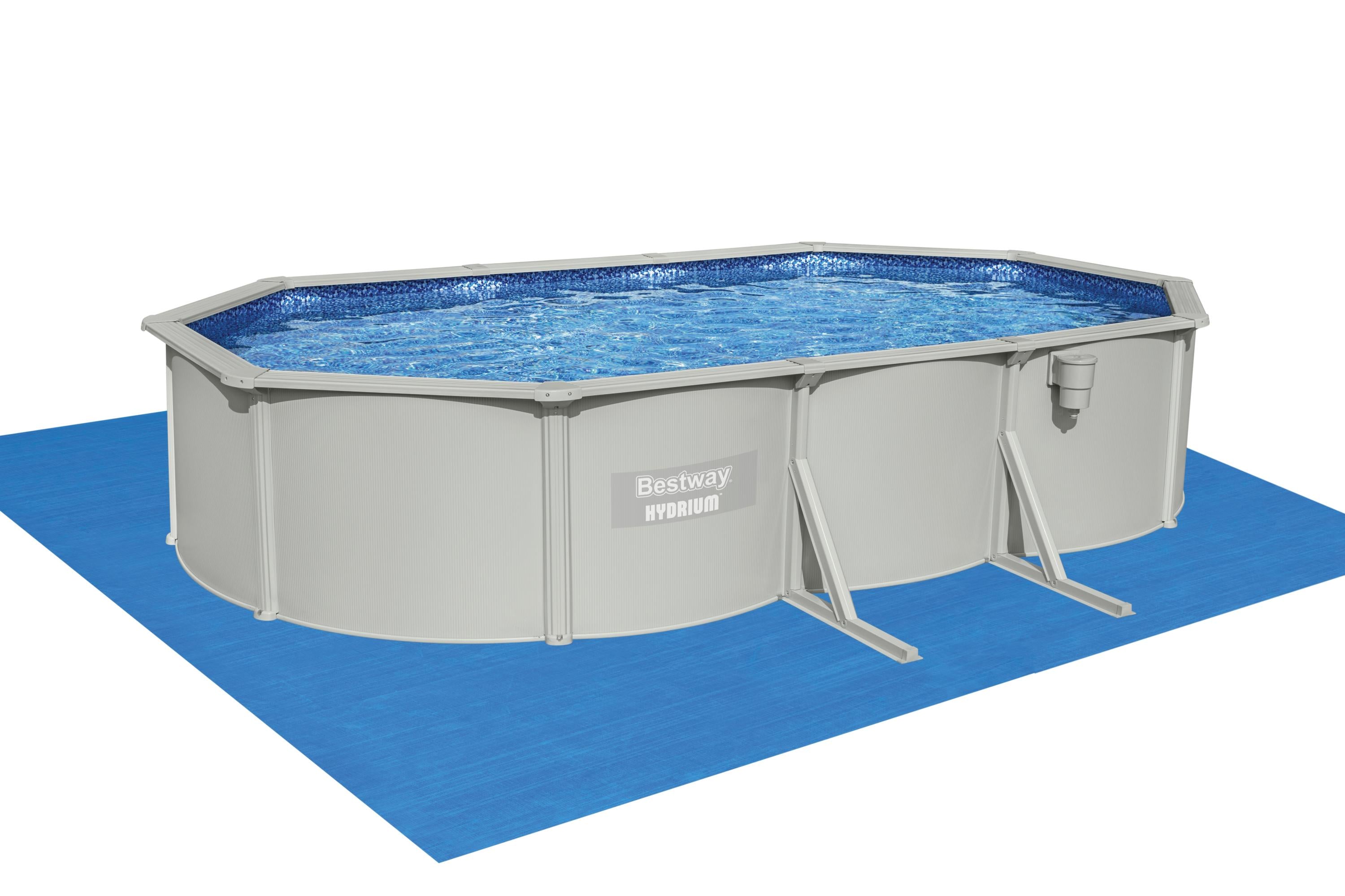 Piscina fuori terra ovale Hydrium 610x360x120 cm Bestway 56369