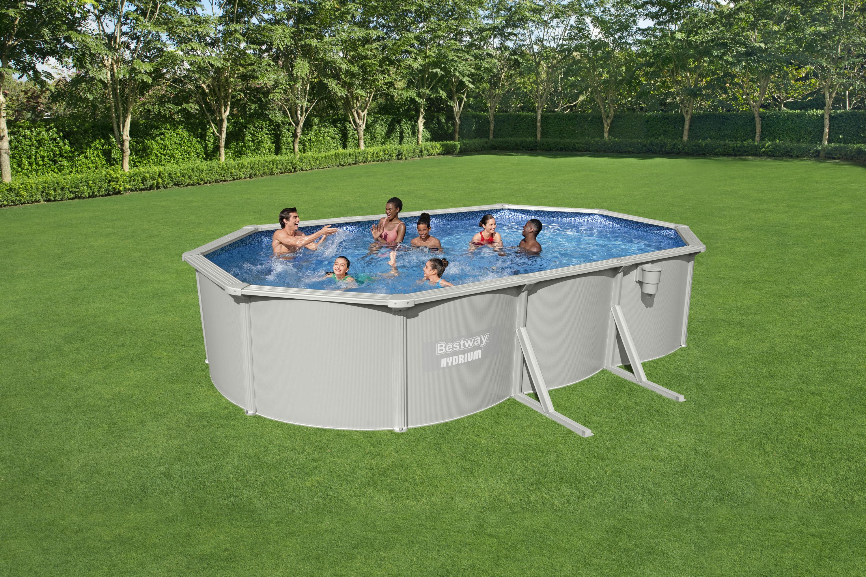 Piscina fuori terra ovale Hydrium 610x360x120 cm Bestway 56369