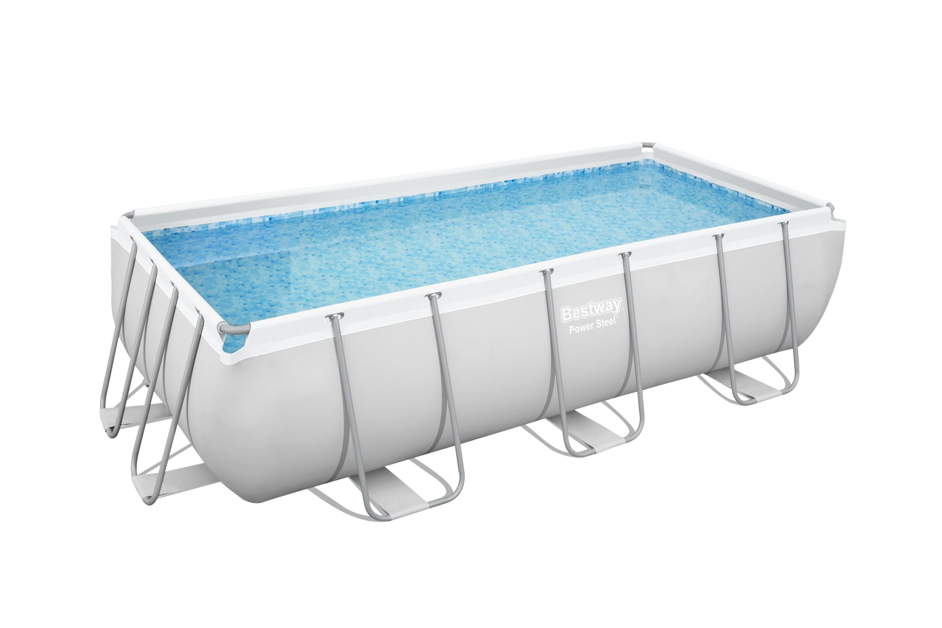 Piscina rettangolare Power Steel Frame  Rettangolare 400x200x100 cm Bestway 56441