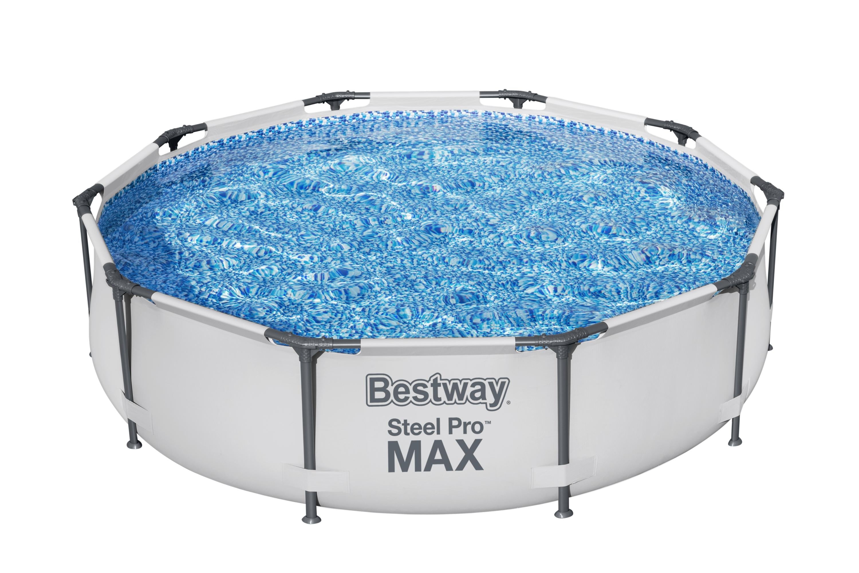 Piscina con struttura rotonda Steel Pro MAX 305x76 cm Bestway 56406