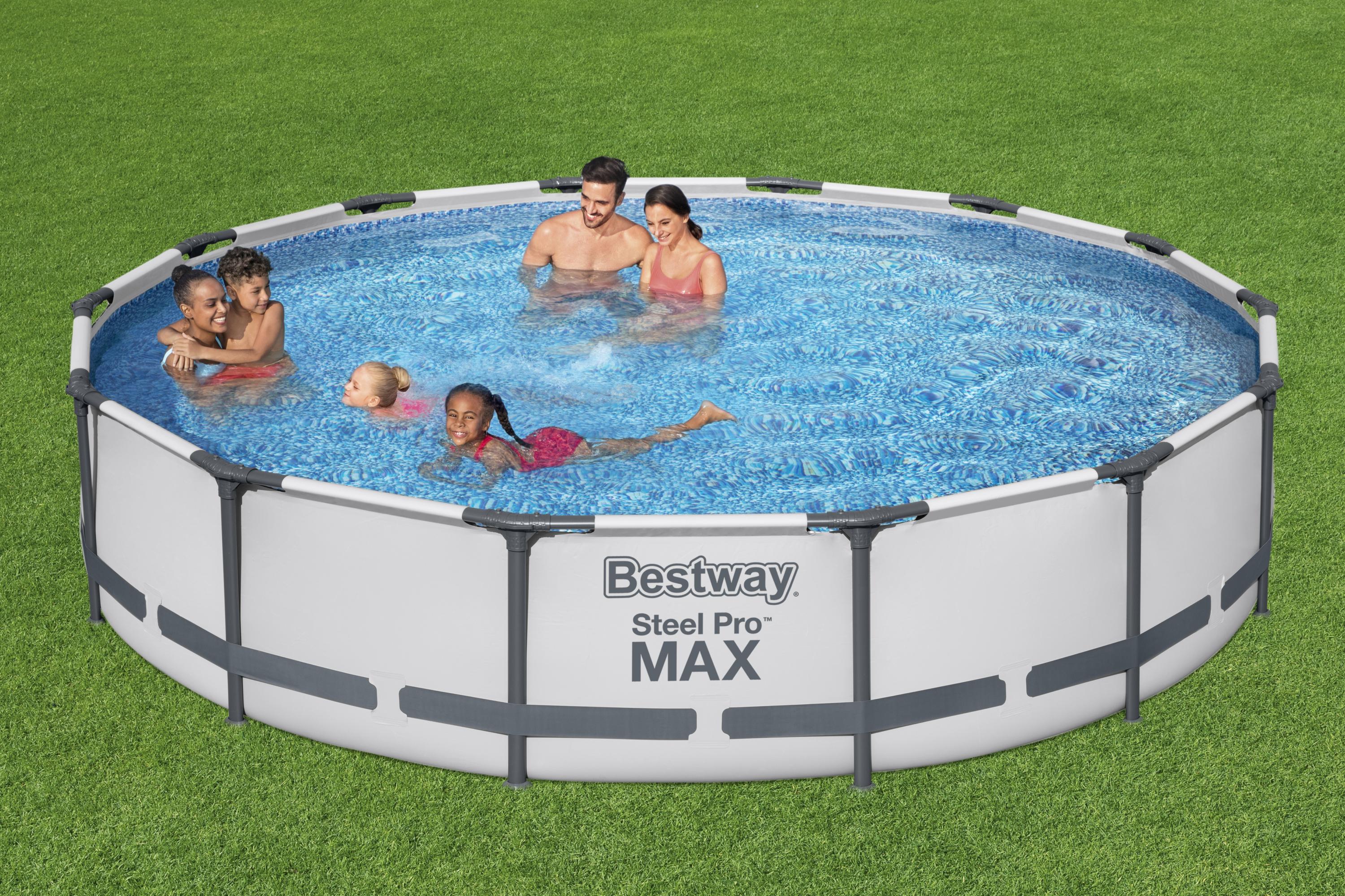 Piscina Tonda con struttura Steel Pro MAX 427x84 cm Bestway 56595