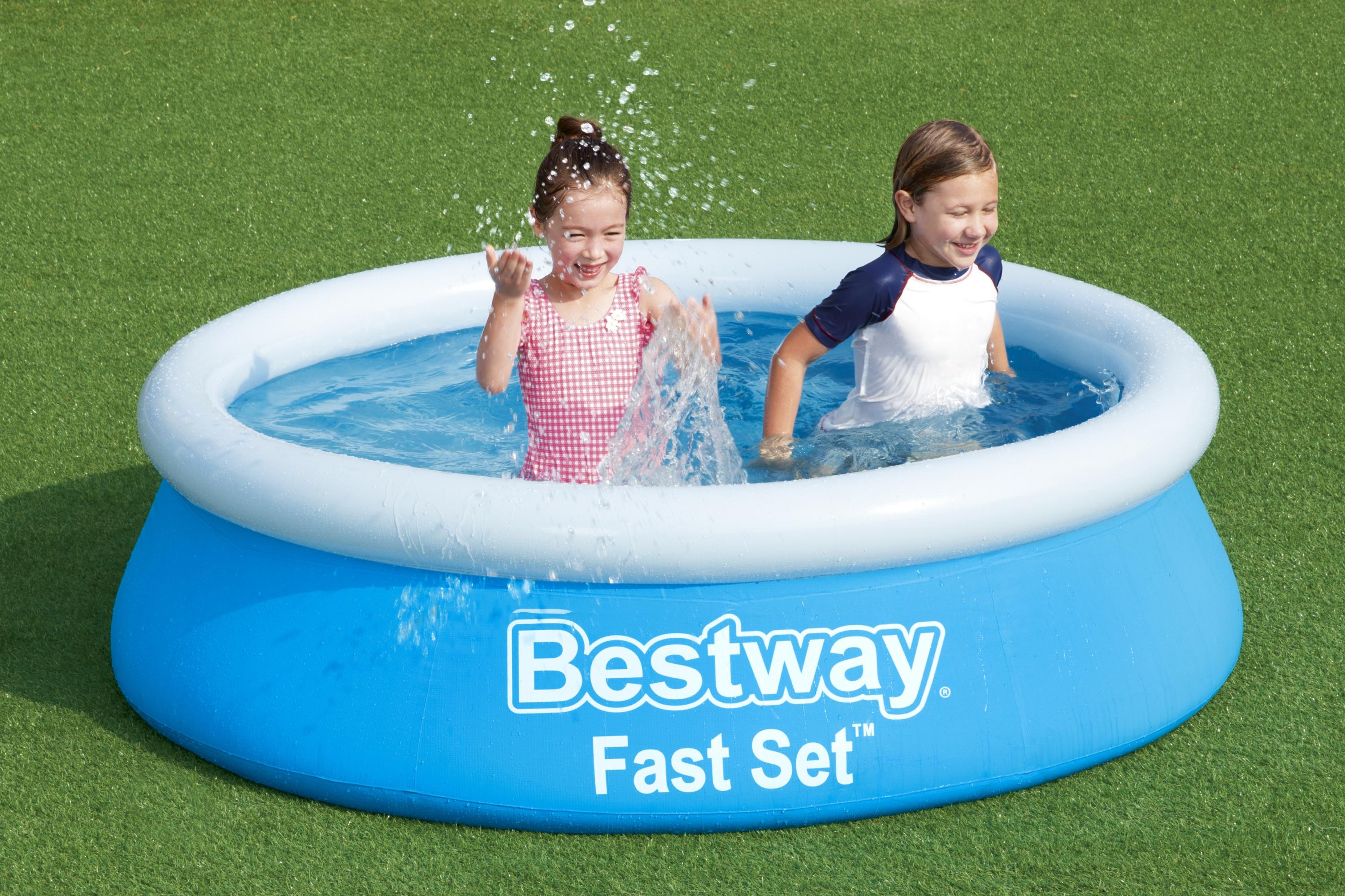 Piscina tonda autoportane con anello fast set Bestway 57392