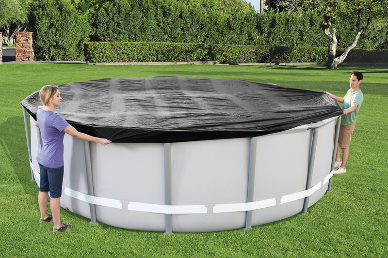Telo copertura per piscina tonda diametro 488 cm con Struttura Bestway 58249