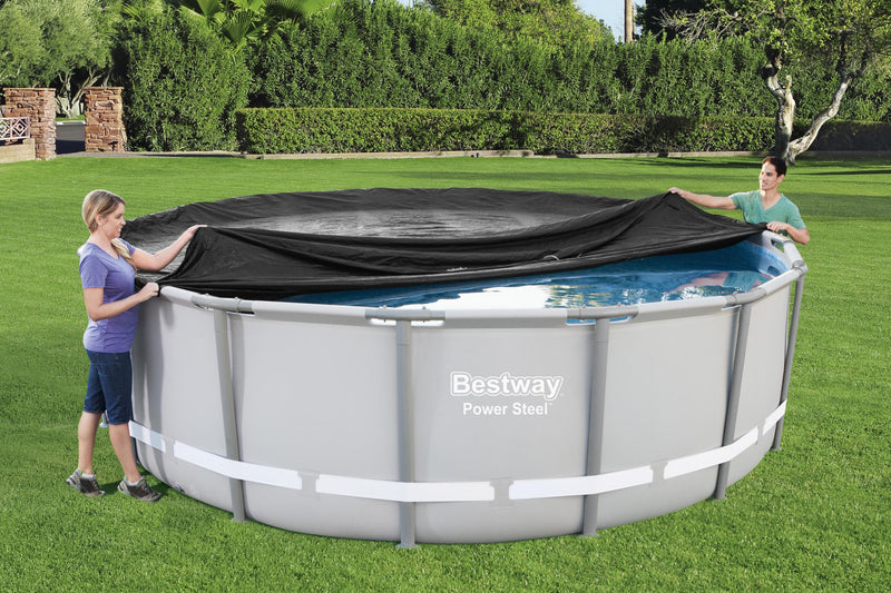 Telo copertura per piscina tonda diametro 488 cm con Struttura Bestway 58249
