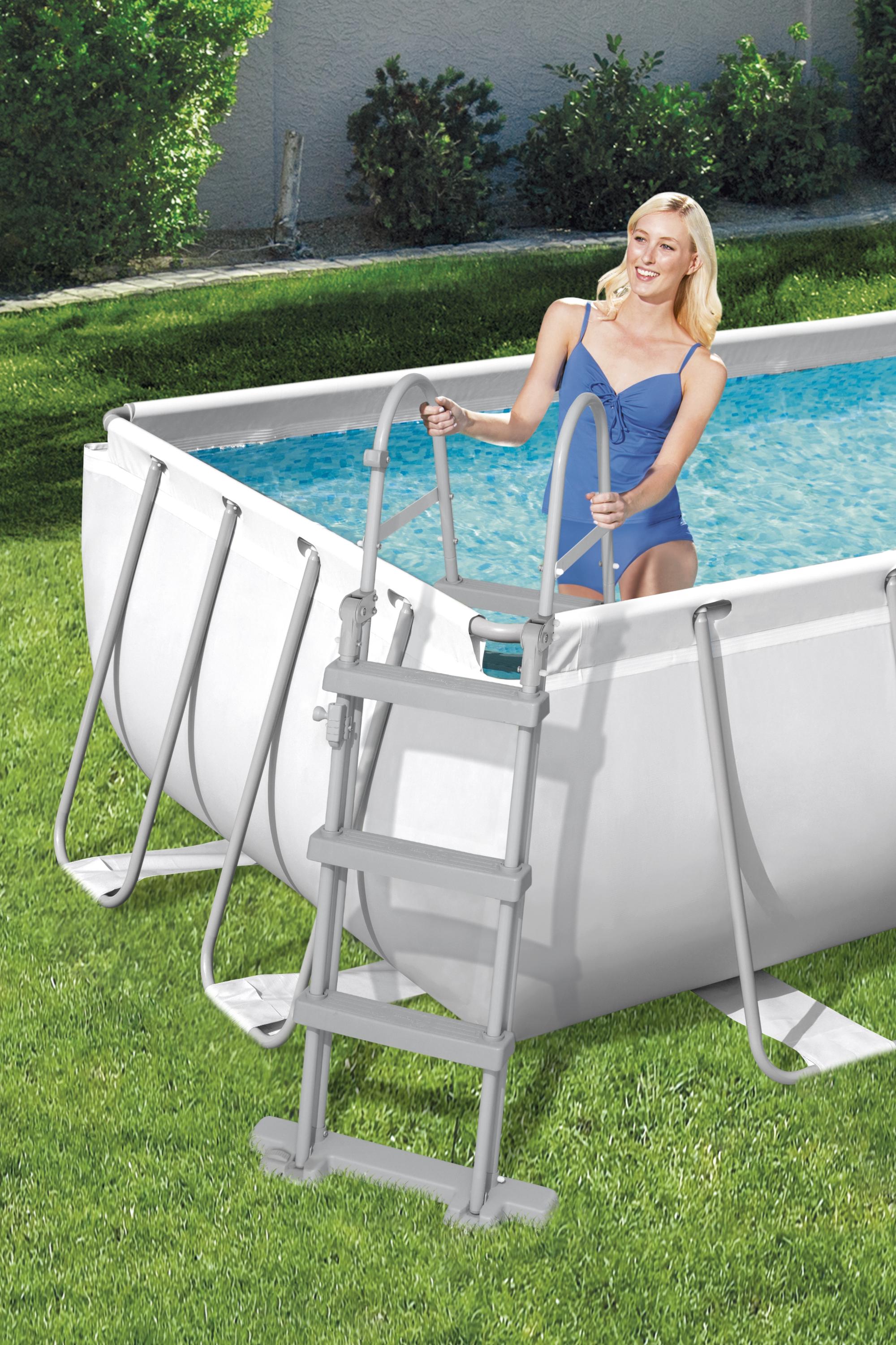 Piscina rettangolare Power Steel Frame  Rettangolare 400x200x100 cm Bestway 56441