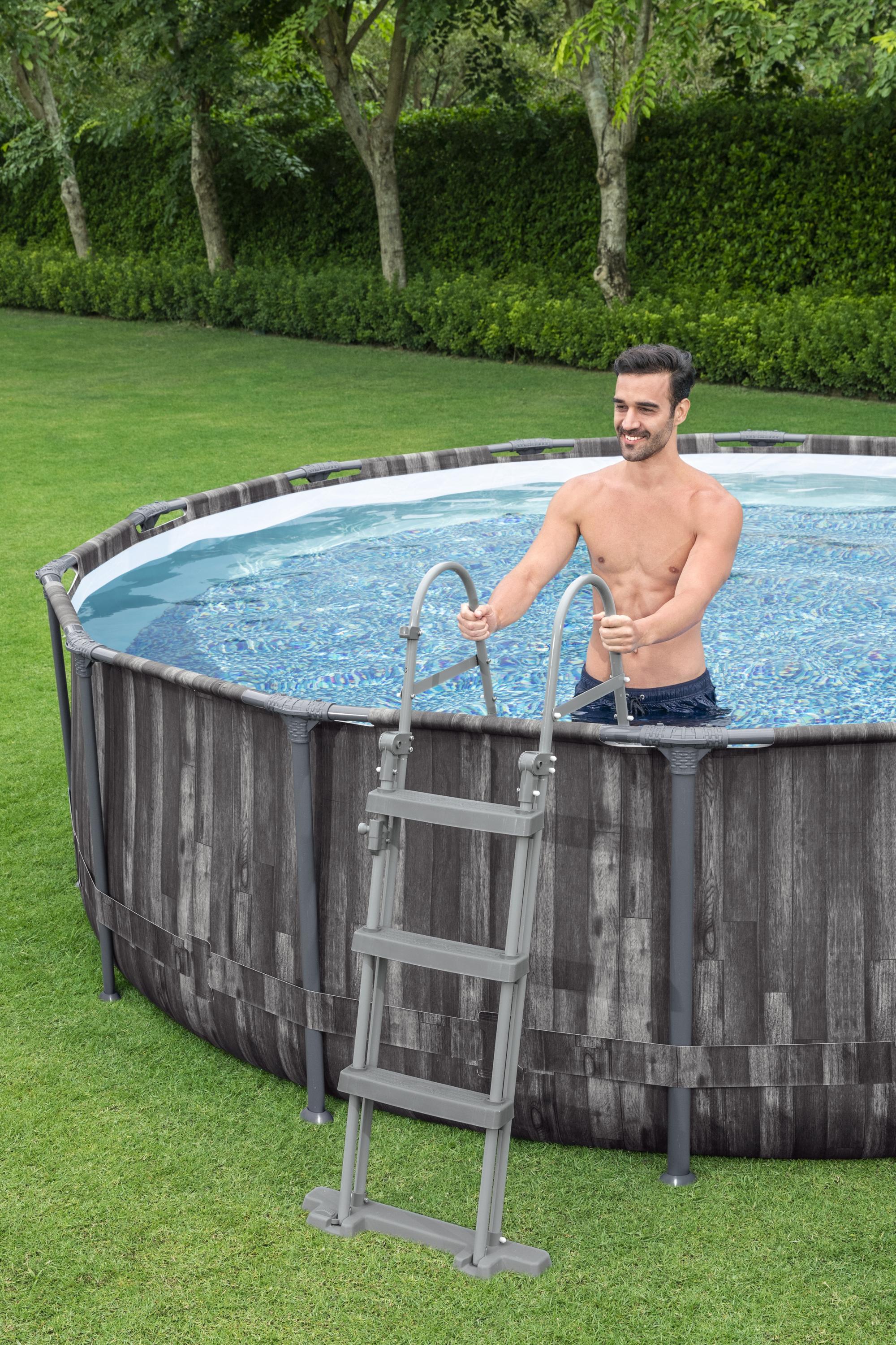 Piscina con struttura rotonda Steel Pro MAX 366x100 cm Bestway 5614X