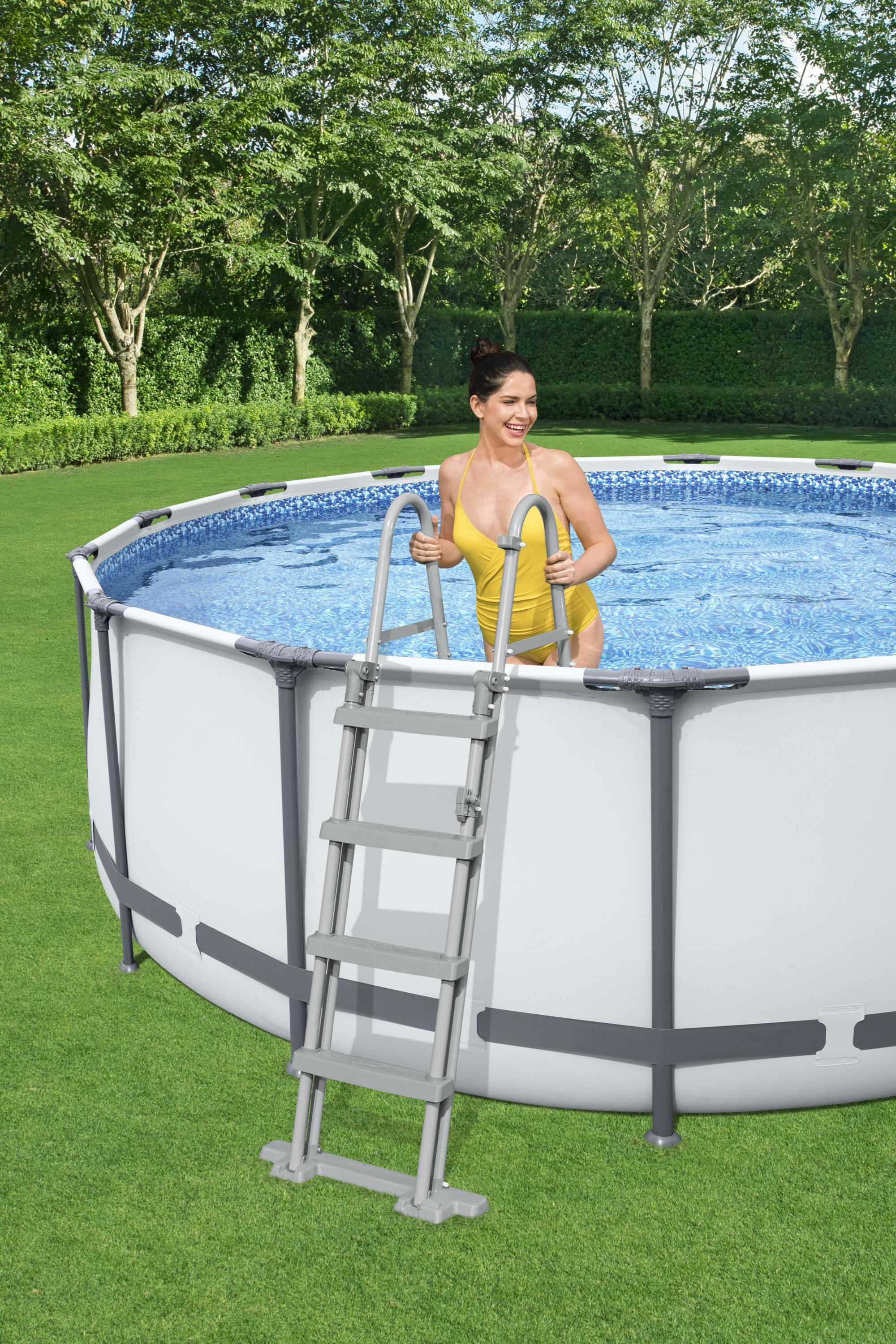 Piscina fuoriterra tonda 549x122H Steel Pro Max Bestway 56462 completa accessori