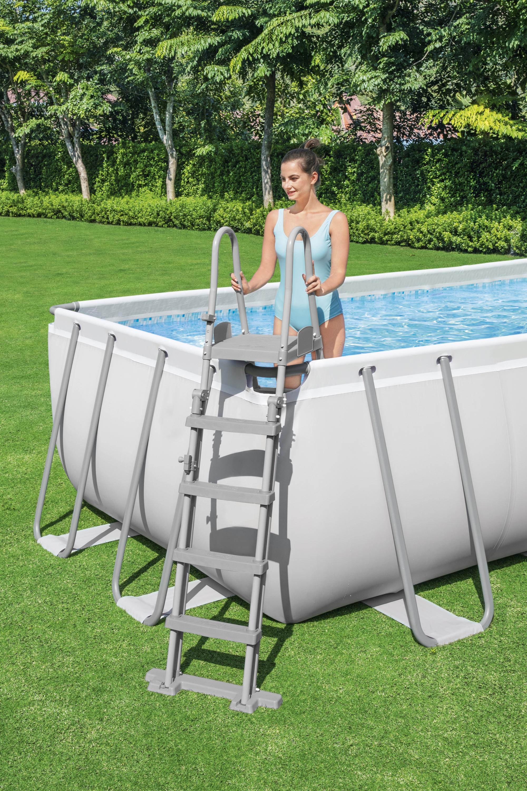 Piscina fuori terra rettangolare Power Steel 640x274x132 cm Bestway 5611Z