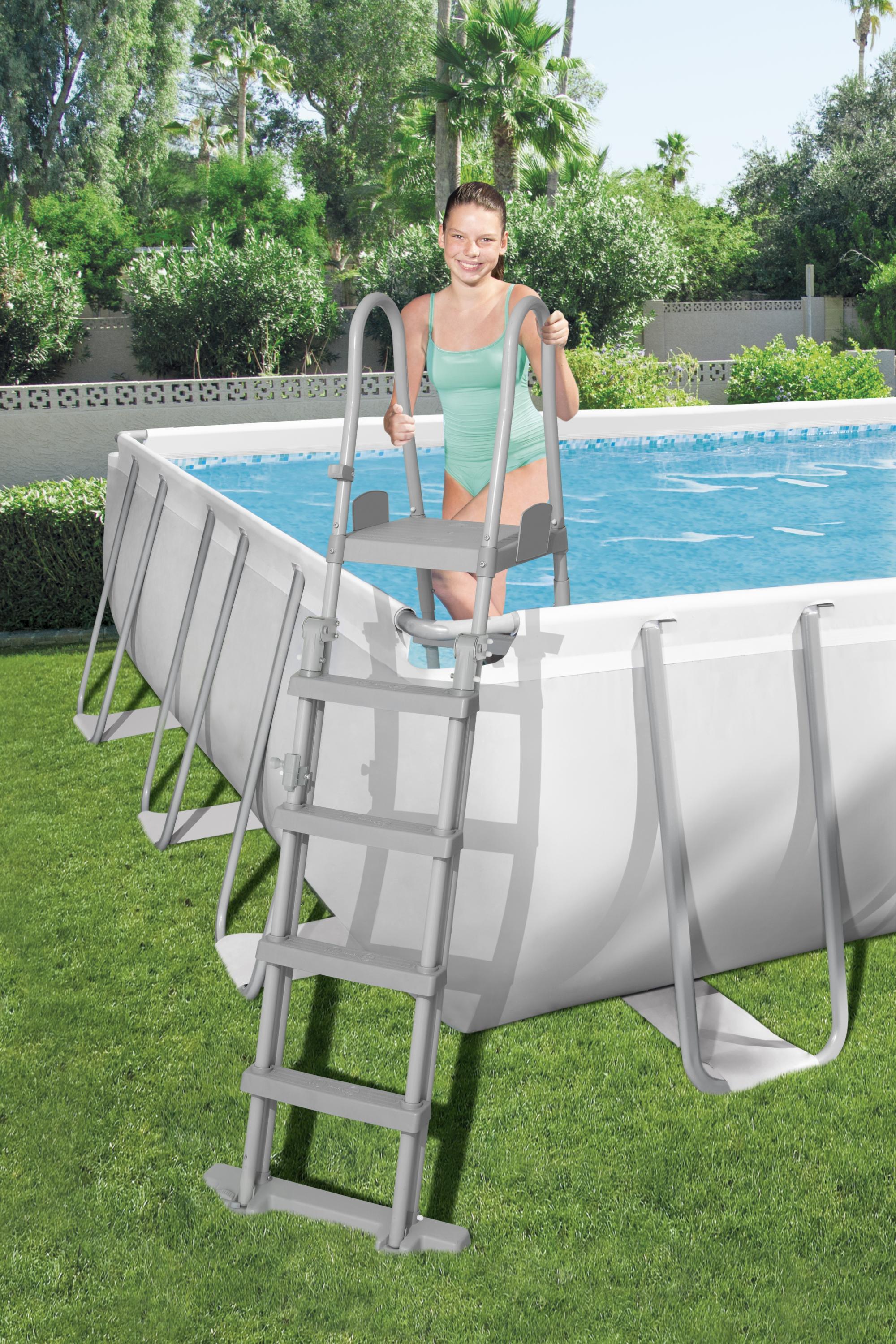Piscina rettangolare con struttura Power Steel Frame 732X366X132 Bestway 56475