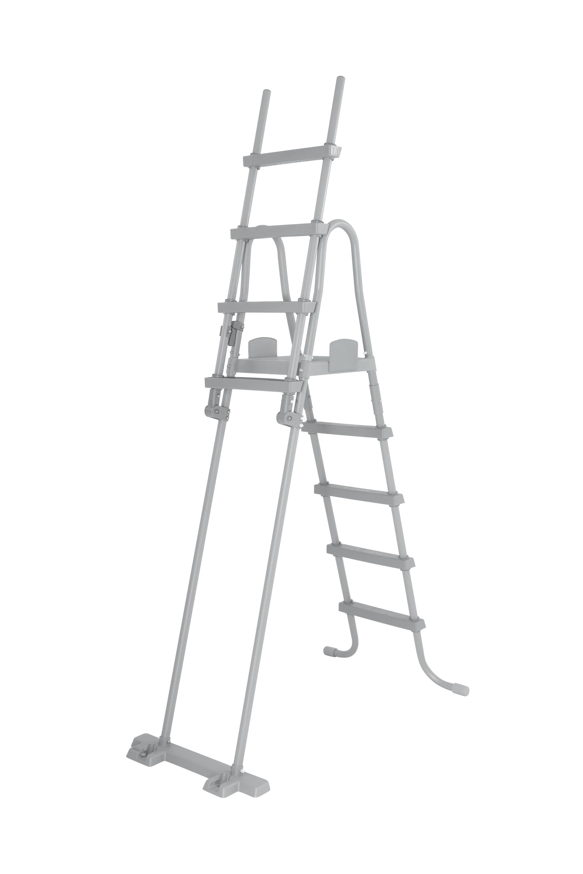 Scaletta si sicurezza per piscine 132 cm con pianerottolo Bestway 58332