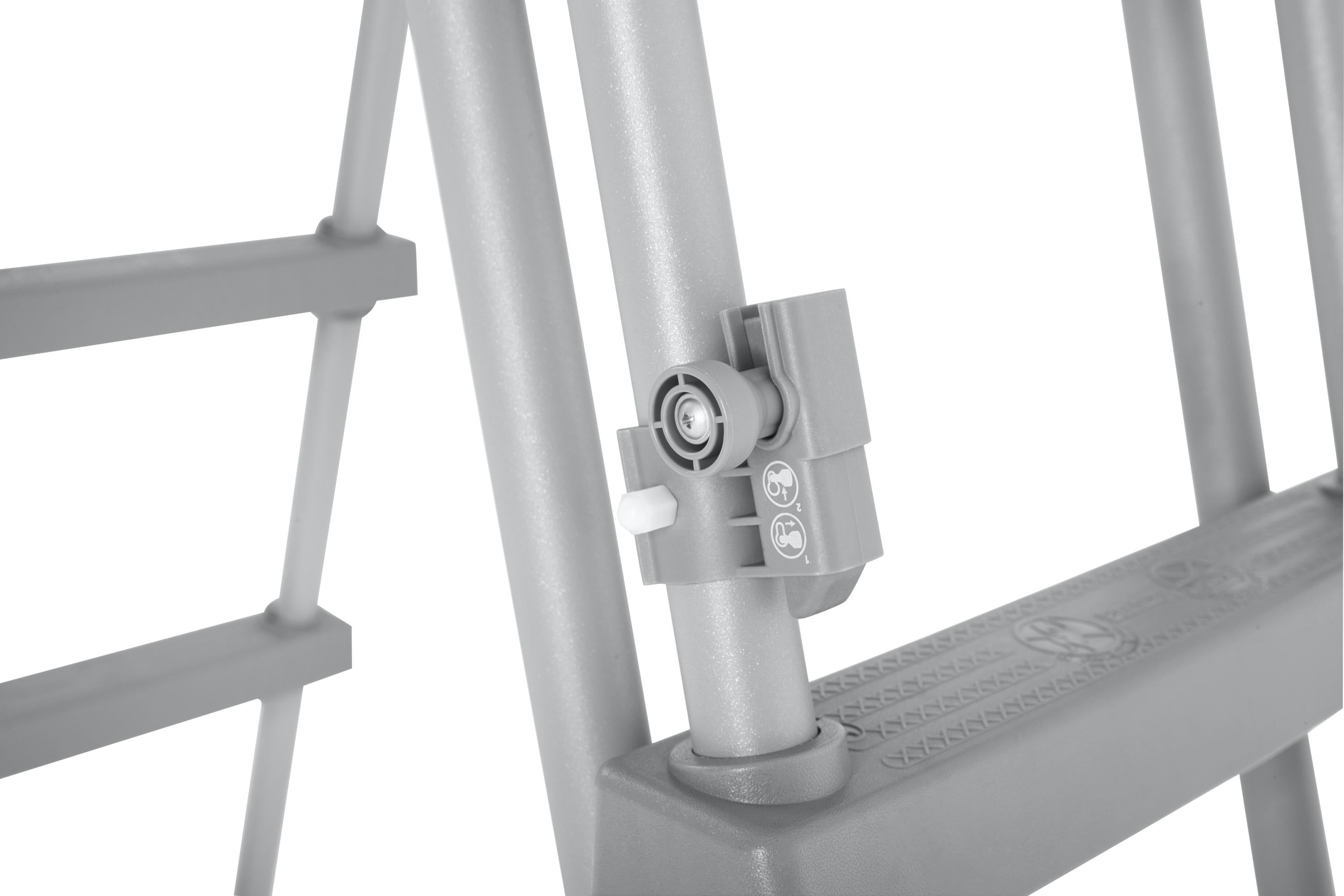 Scaletta si sicurezza per piscine 132 cm con pianerottolo Bestway 58332