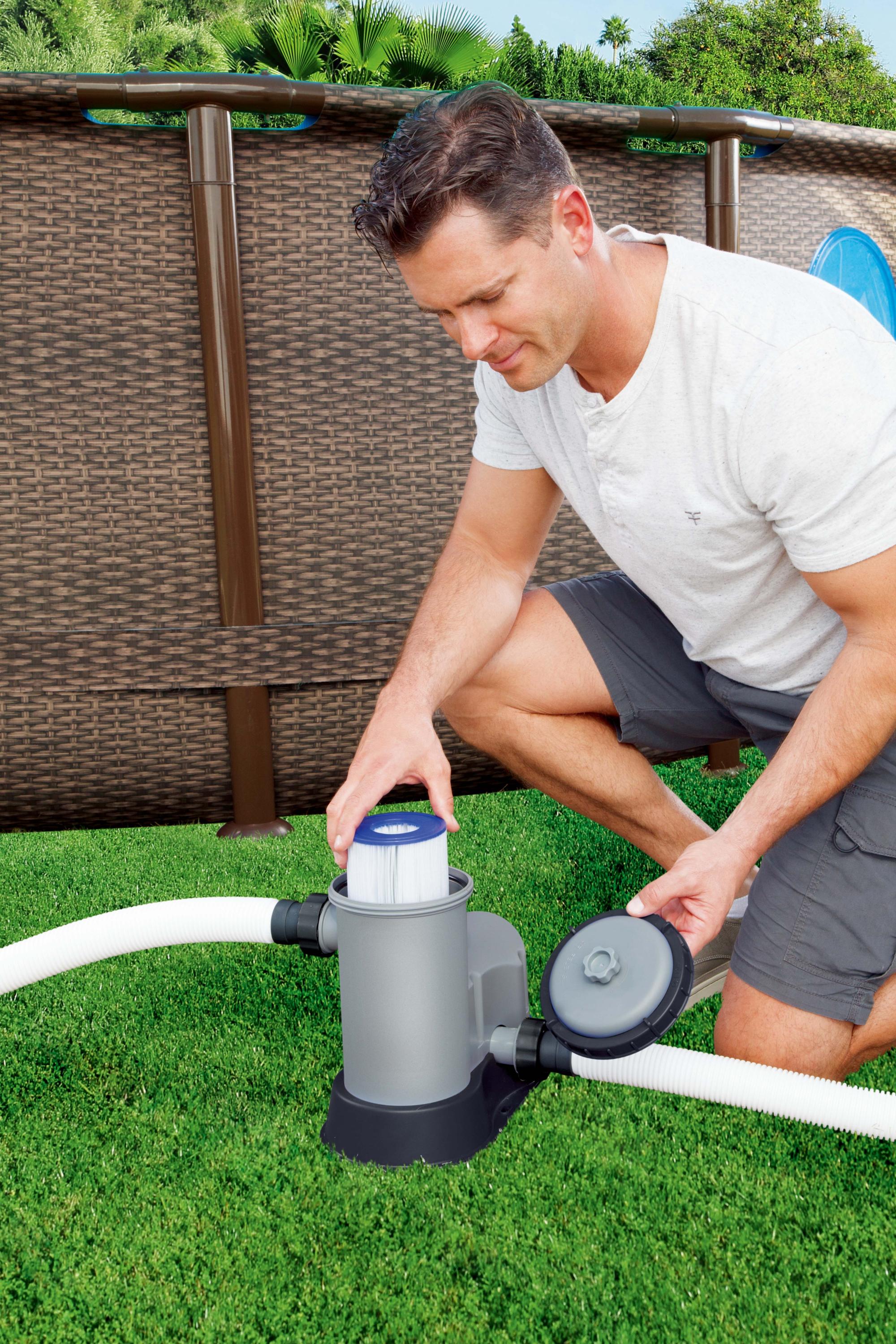 Pompa filtro depuratore per piscine a cartuccia 86 W Bestway 58389