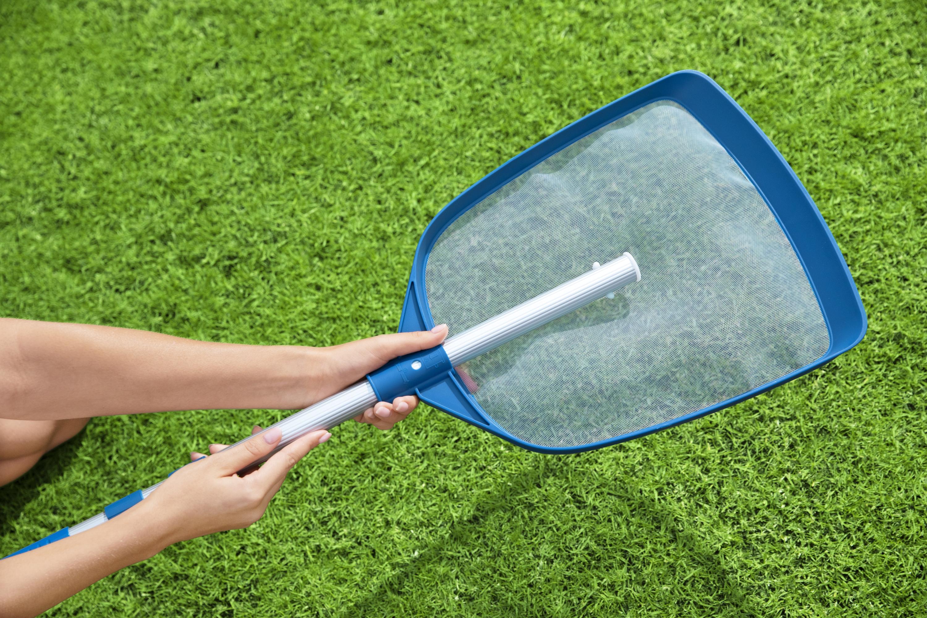 Retino pulizia piscine e spa raccogli foglie insetti con manico Bestway 58635