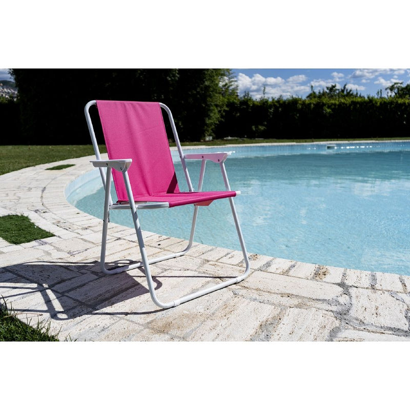 Sedia sdraio leggera chiudibile da spiaggia giardino con seduta in poliestere 600D Relax
