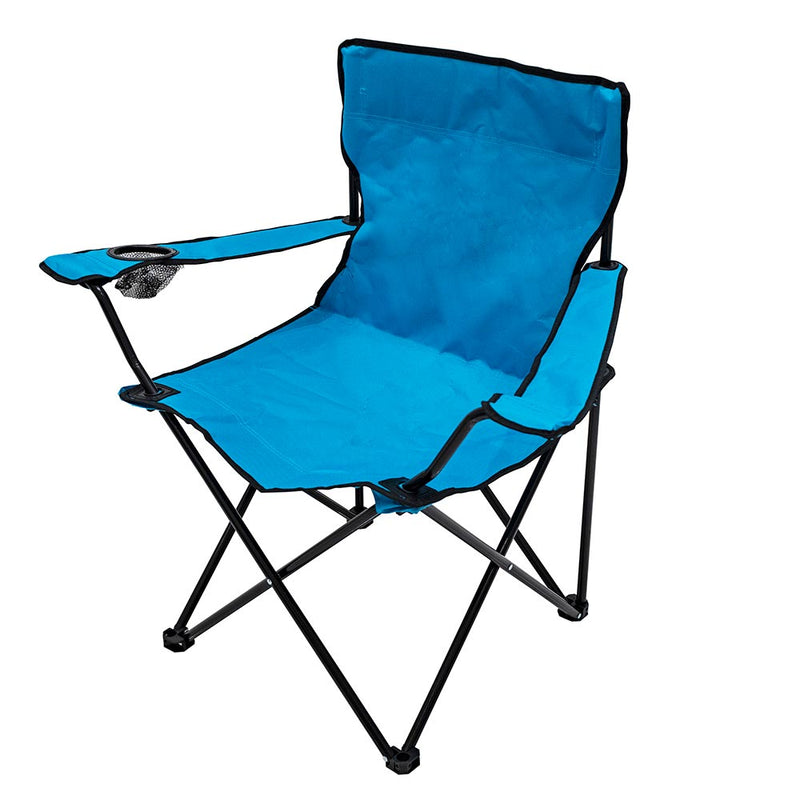 Sedia pieghevole da campeggio in colorazione fluo con seduta in poliestere impermeabile Fluo