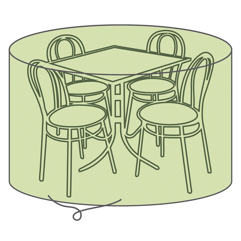 Telo cover protettivo 160x70xh89 cm in polietilene impermeabile per tavoli e sedie da giardino