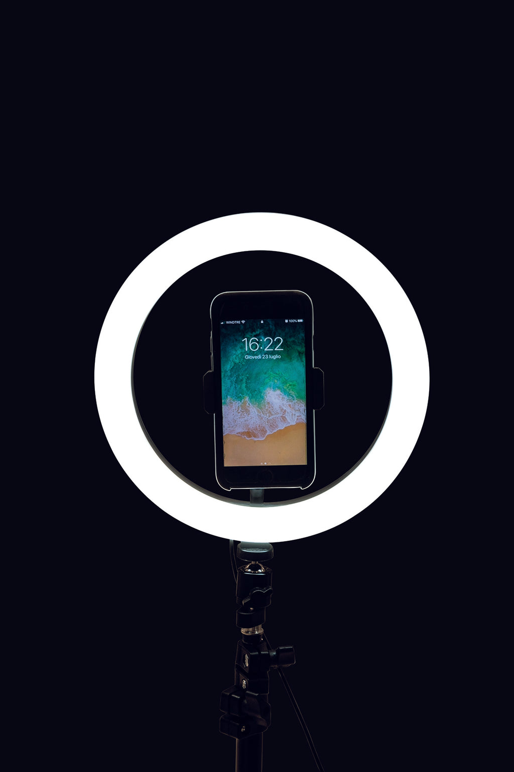 Selfie LED Ring Light con supporto per telefono cellulare per  Tiktok