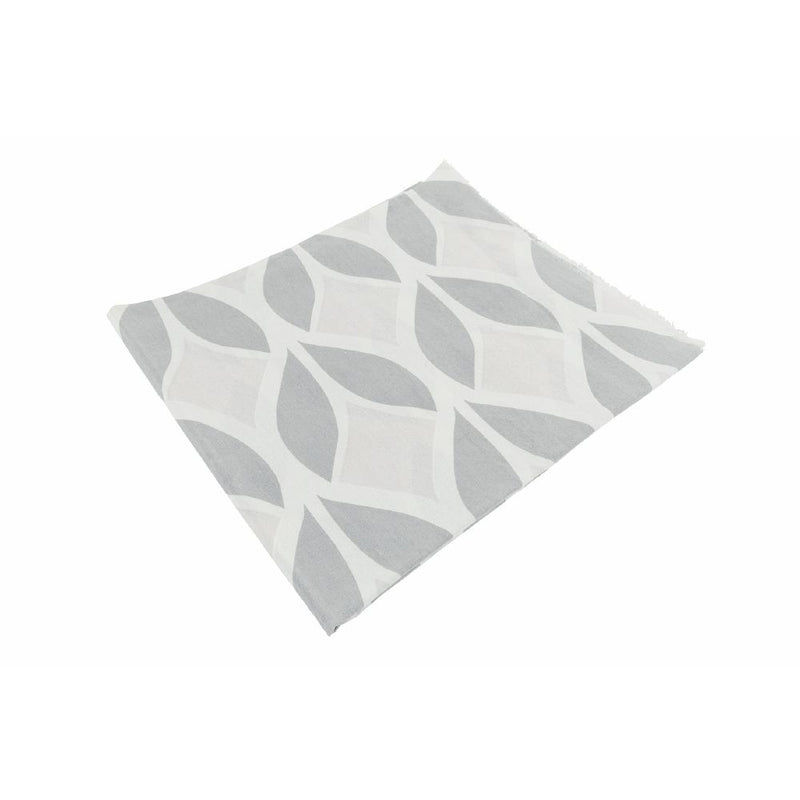 Completo letto singolo in policotone con angoli, decoro geometrico