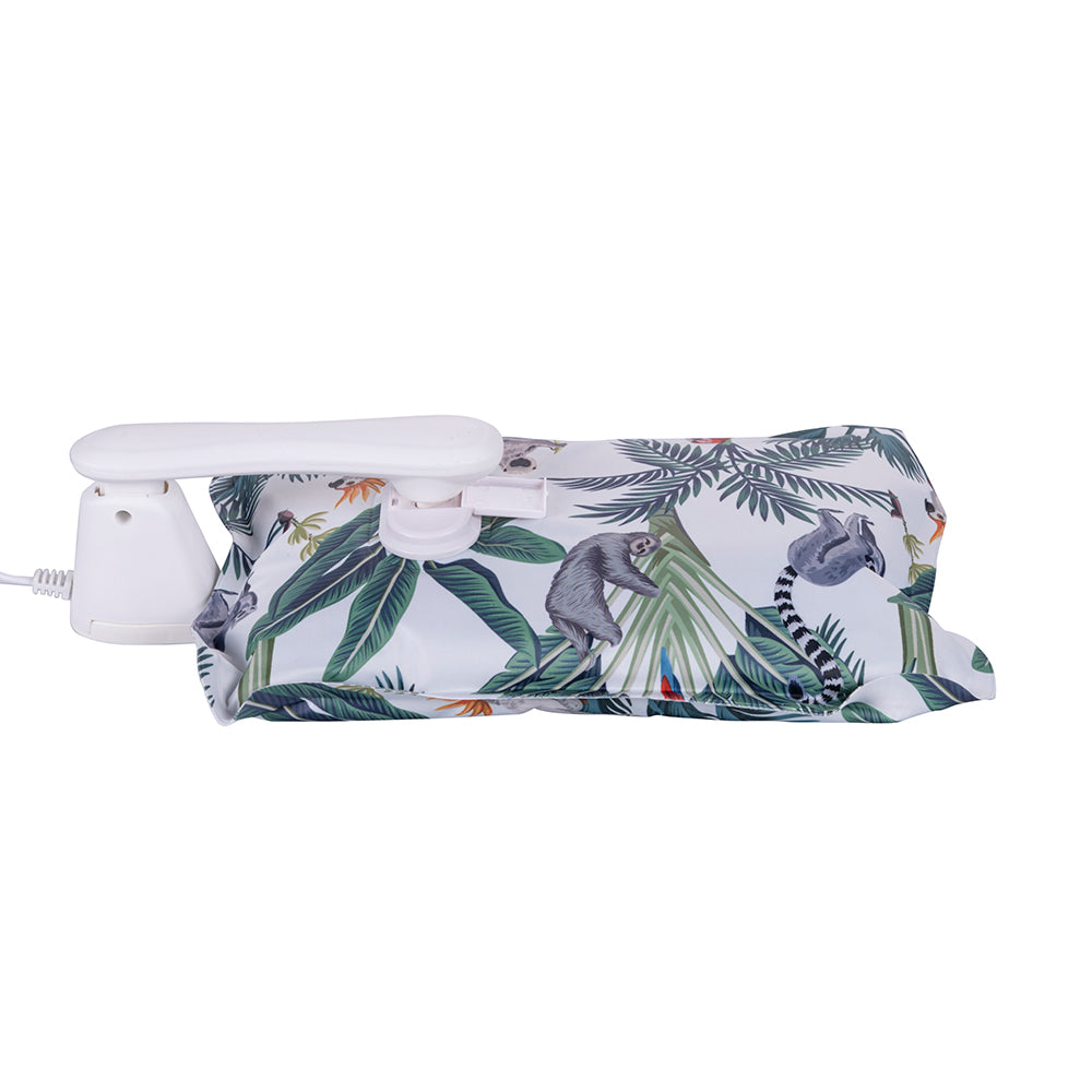 Borsa acqua calda elettrica scaldino 360 W con decoro tropicale