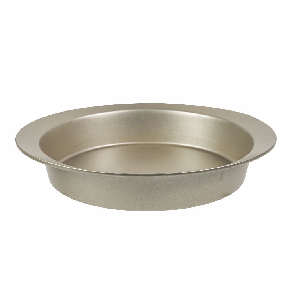 Teglia tonda antiaderente 31x28xh.6 cm, in acciaio al carbonio, Cuisine SìChef