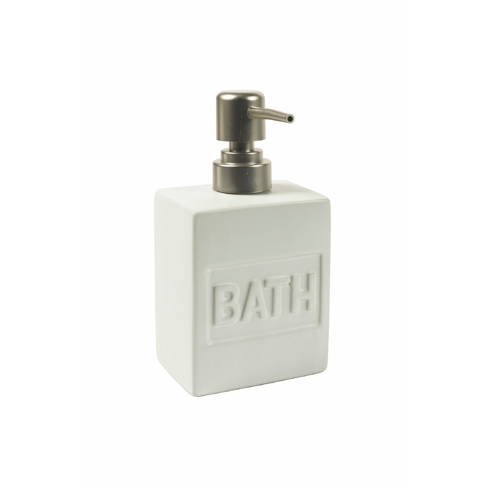 Dispenser sapone in ceramica pastello finitura matt