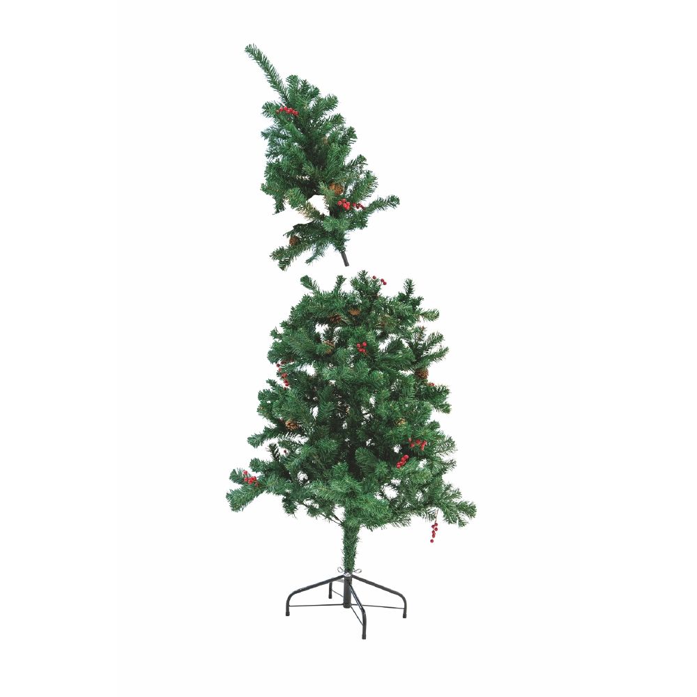 Sestriere Albero con pigne e bacche 360 rami h.150cm