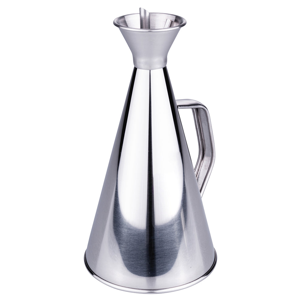 Oliera 750 ml  in acciaio inox e beccuccio salvagoccia, SìChef