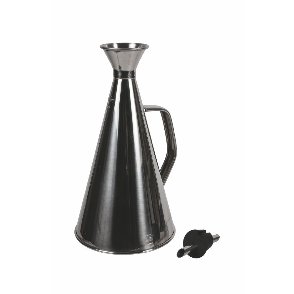 Oliera 750 ml  in acciaio inox e beccuccio salvagoccia, SìChef