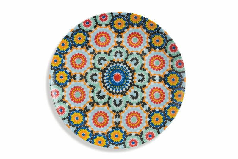 Servizio di piatti da tavola lavorazione artigianale orientale 18 pezzi Marrakech