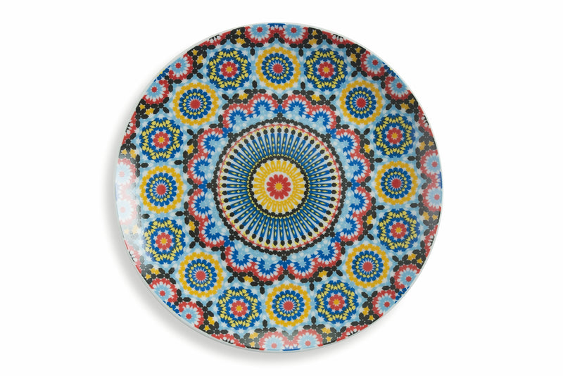 Servizio di piatti da tavola lavorazione artigianale orientale 18 pezzi Marrakech