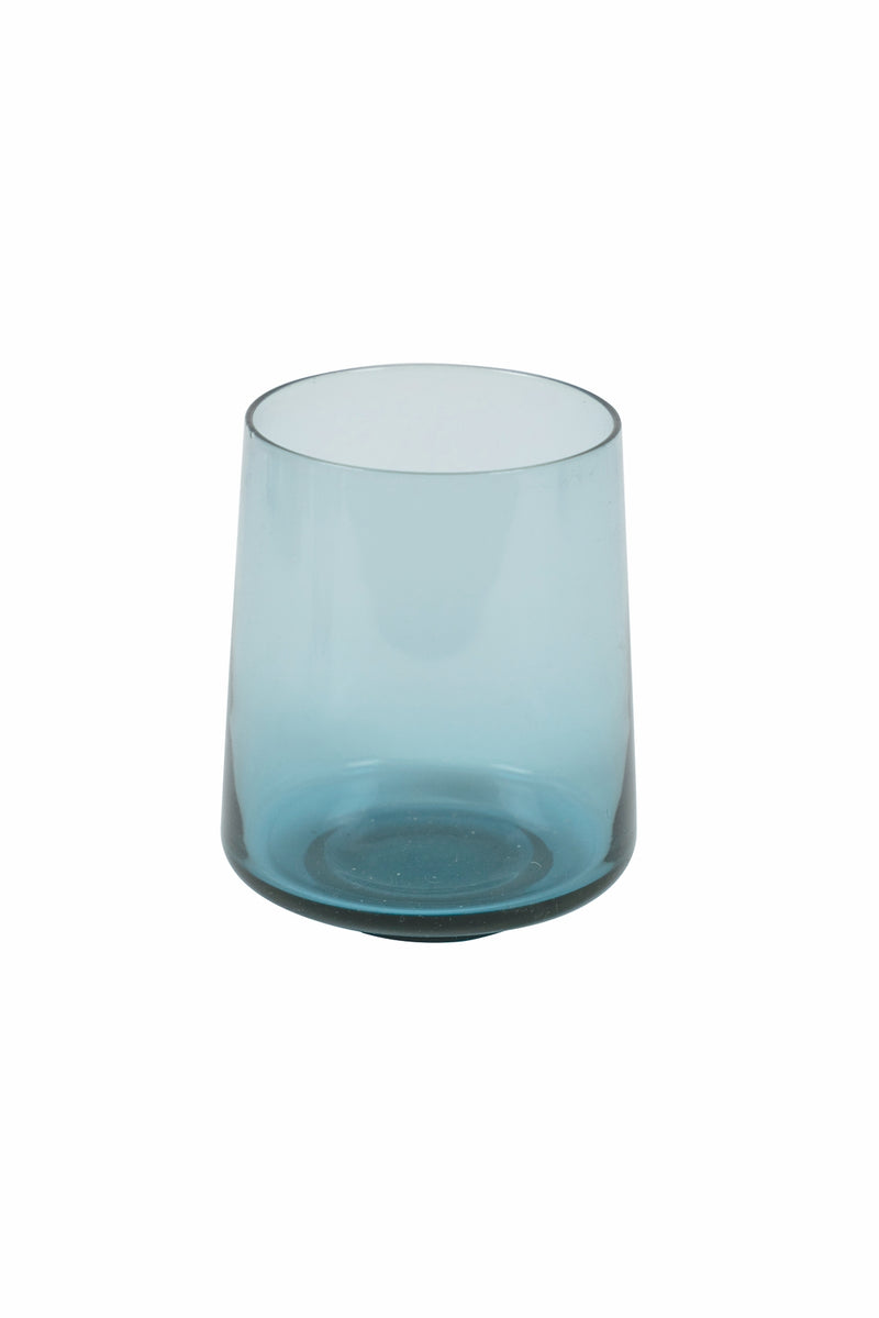 Bicchieri in vetro colorato set 6 bicchieri acqua e drink 370 ml London