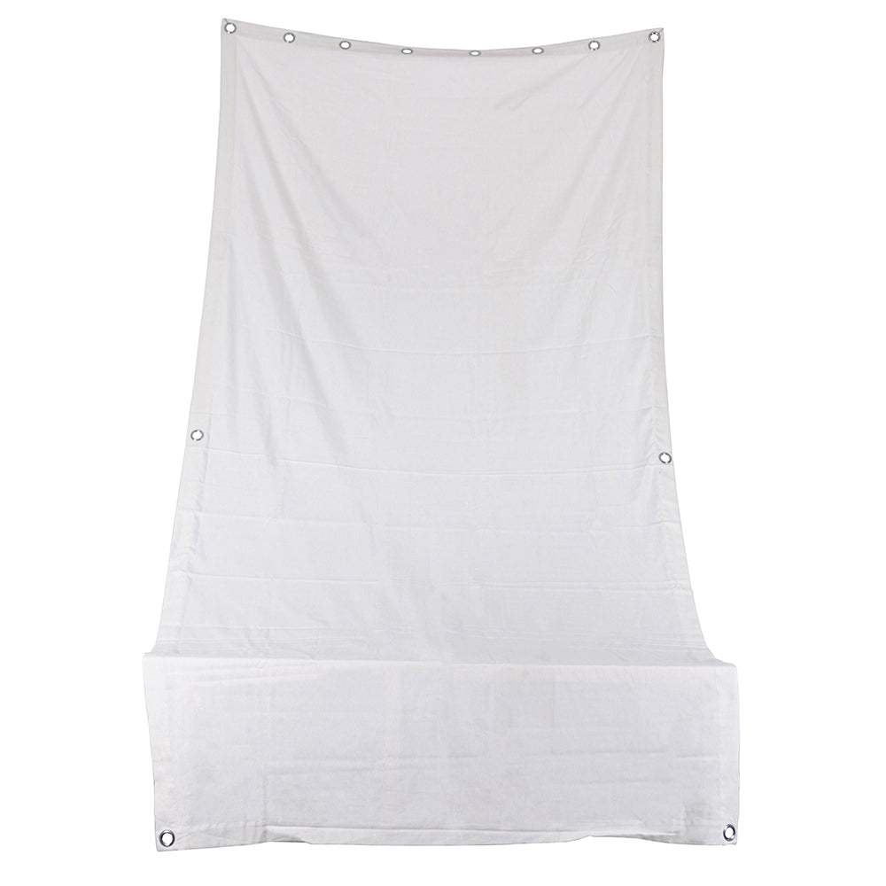 Tenda da sole a caduta 145x250 cm in cotone e poliestere impermeabile per balconi cortili e terrazze