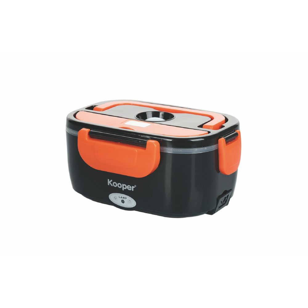 Scaldavivande elettrico, doppio scomparto, vano riponi posate 40 W, Lunch Box