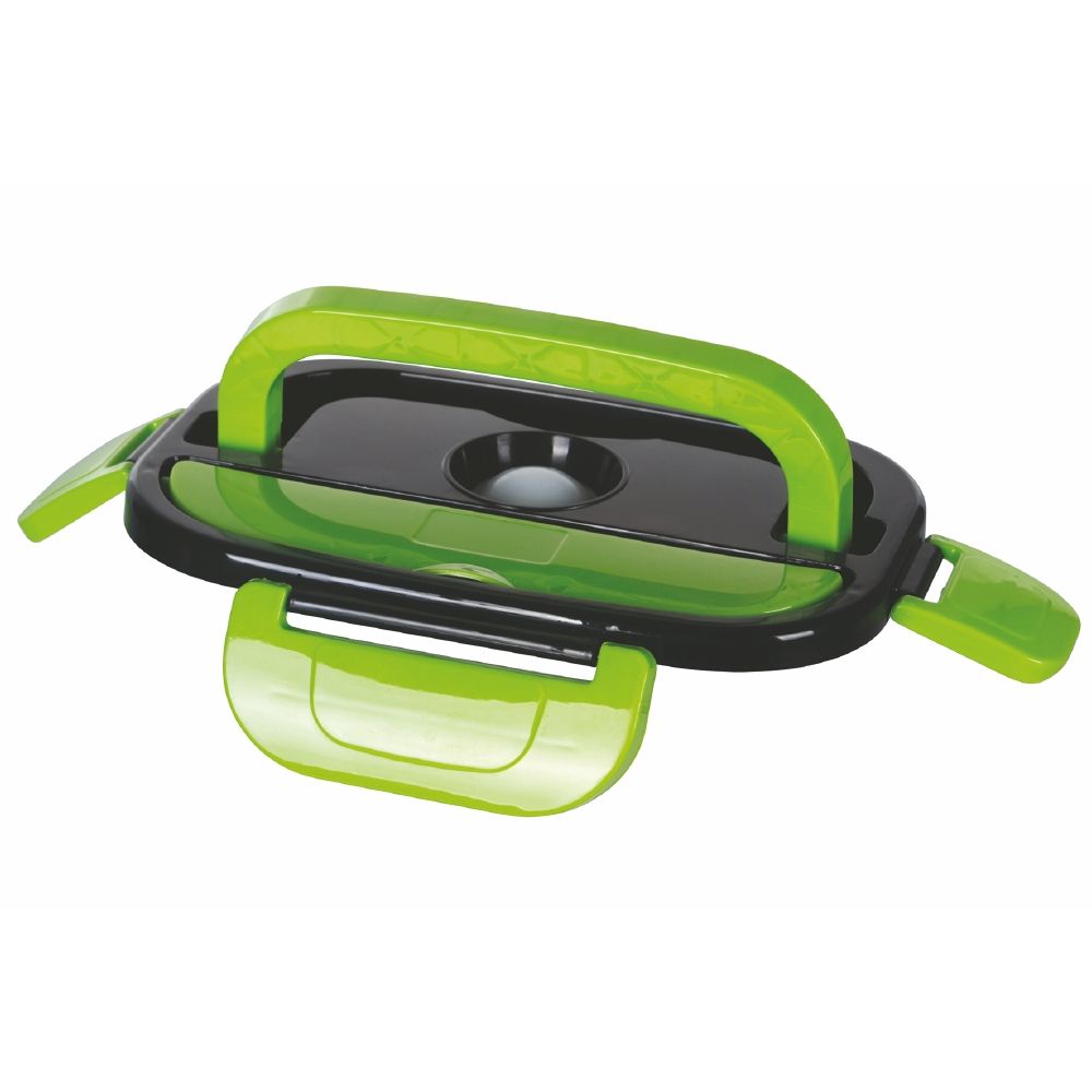 Scaldavivande elettrico, doppio scomparto, vano riponi posate 40 W, Lunch Box