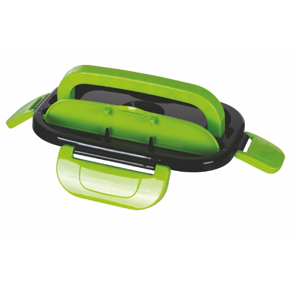 Scaldavivande elettrico, doppio scomparto, vano riponi posate 40 W, Lunch Box