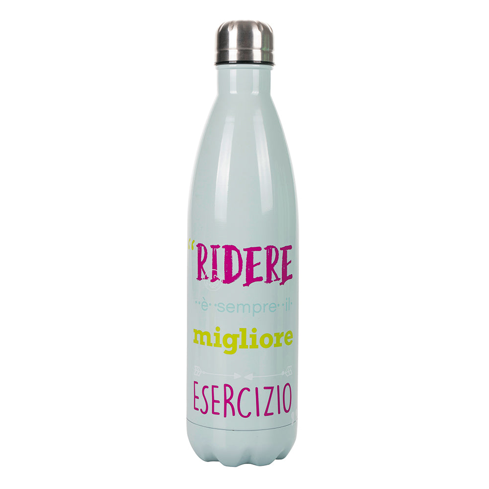 Bottiglia termica 500 ml in acciaio inox antiurto con tappo ermetico