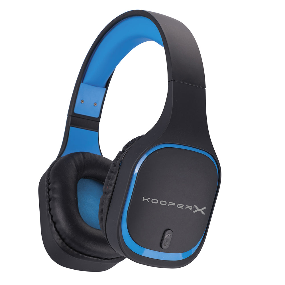 Cuffie da gaming on-ear wireless senza fili leggere e regolabili con imbottitura morbida per orecchie ed isolamento dei suoni esterni KooperX