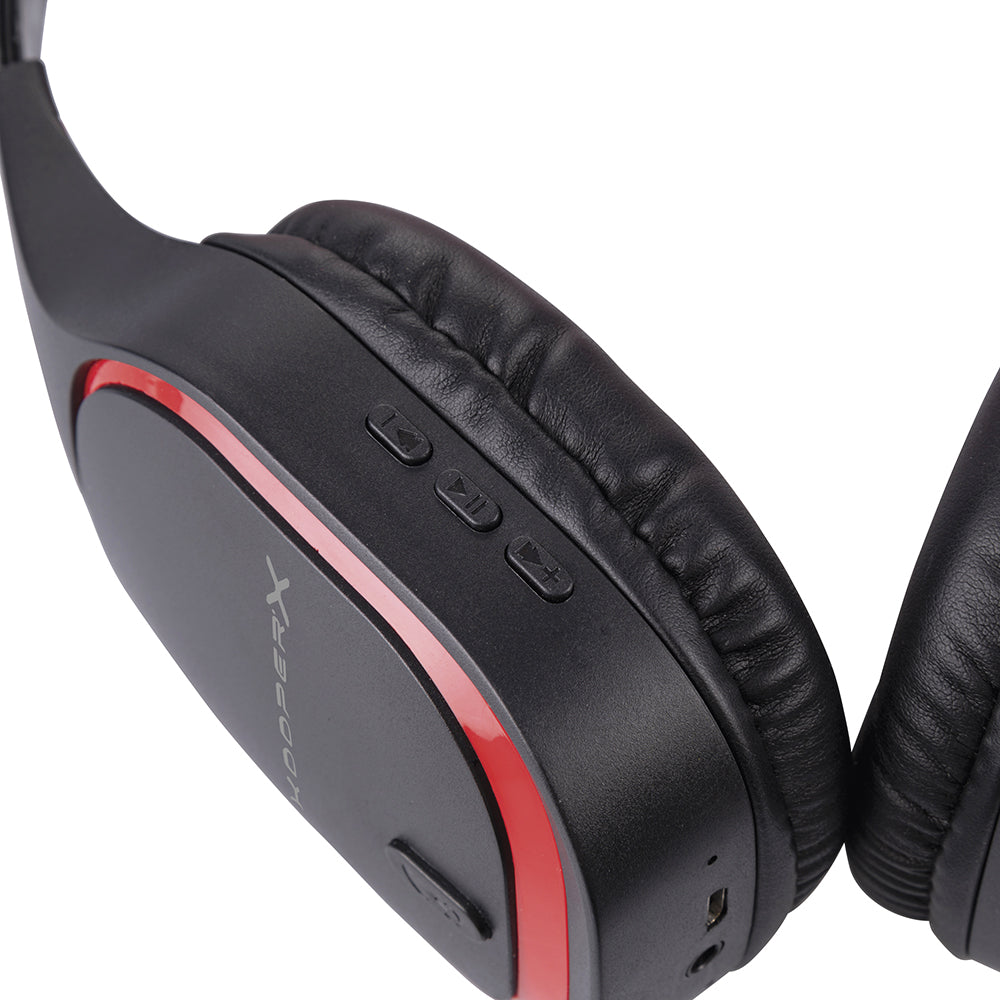 Cuffie da gaming on-ear wireless senza fili leggere e regolabili con imbottitura morbida per orecchie ed isolamento dei suoni esterni KooperX