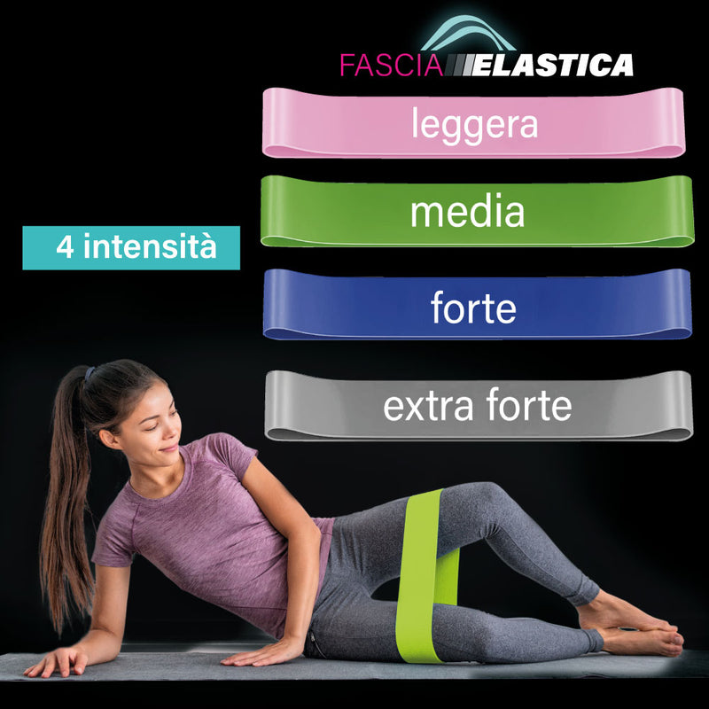 Fascia elastica fitness 4 intensità Fitlover