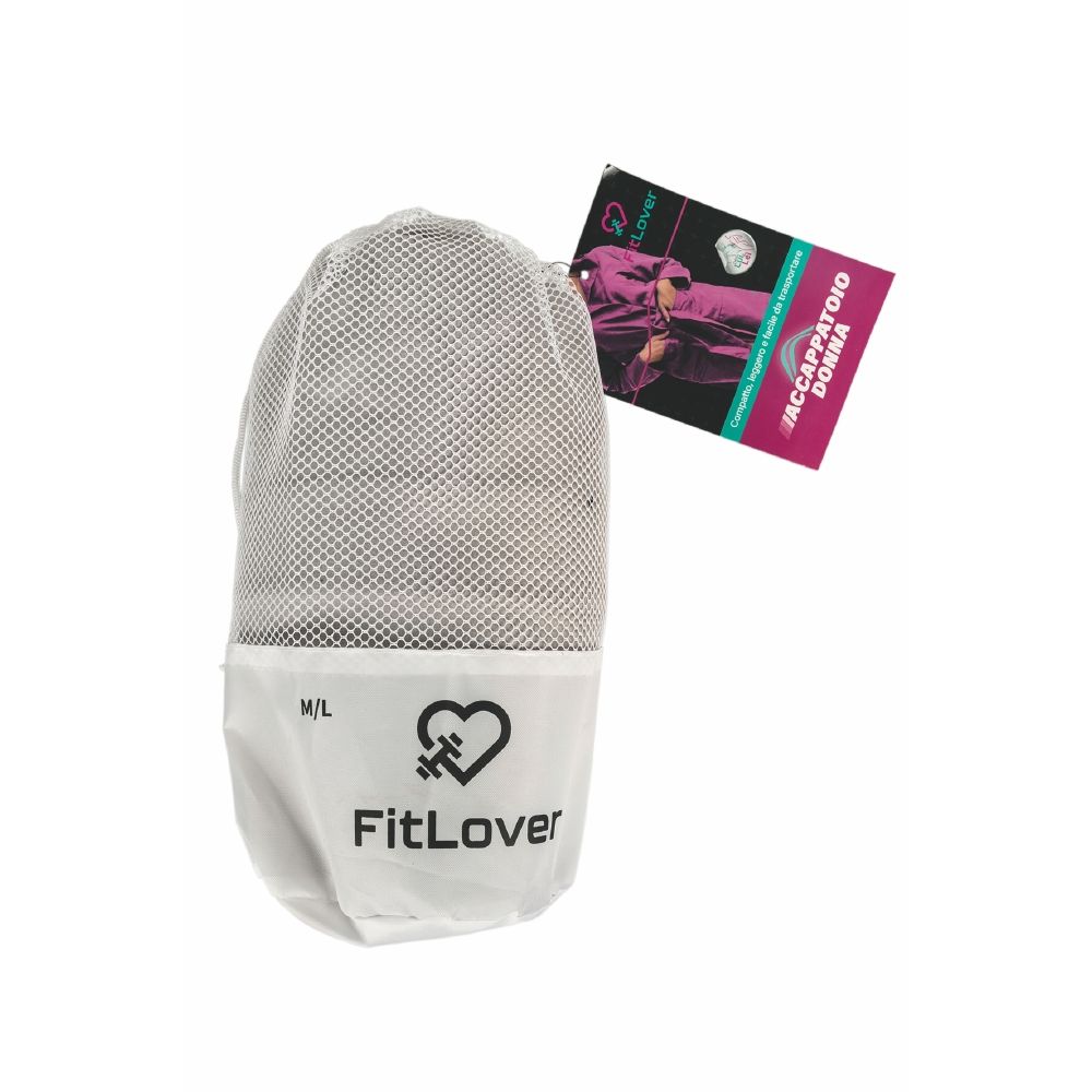 Fitlover Accappatoio donna in microfibra M/L