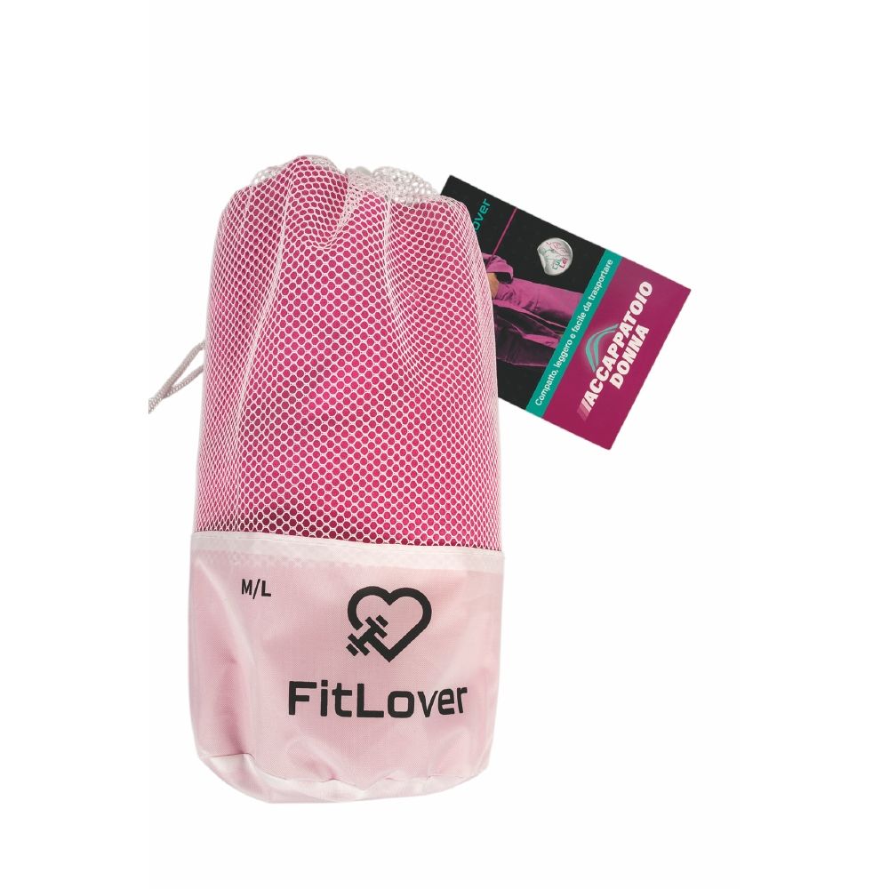 Fitlover Accappatoio donna in microfibra M/L