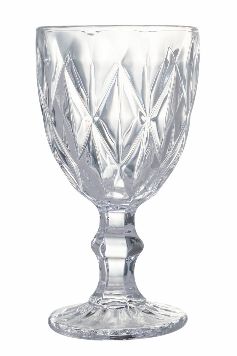 Bicchieri calici in vetro trasparente set 6 calici 300 ml Renaissance