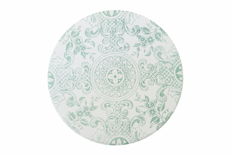 Set 6 Sottobicchiere tondo in ceramica Classic Nouveau