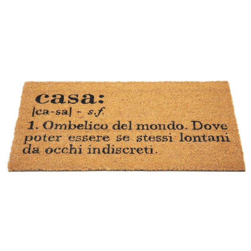 Zerbino 70x40 cm in cocco fondo antiscivolo,"Casa", Victionary