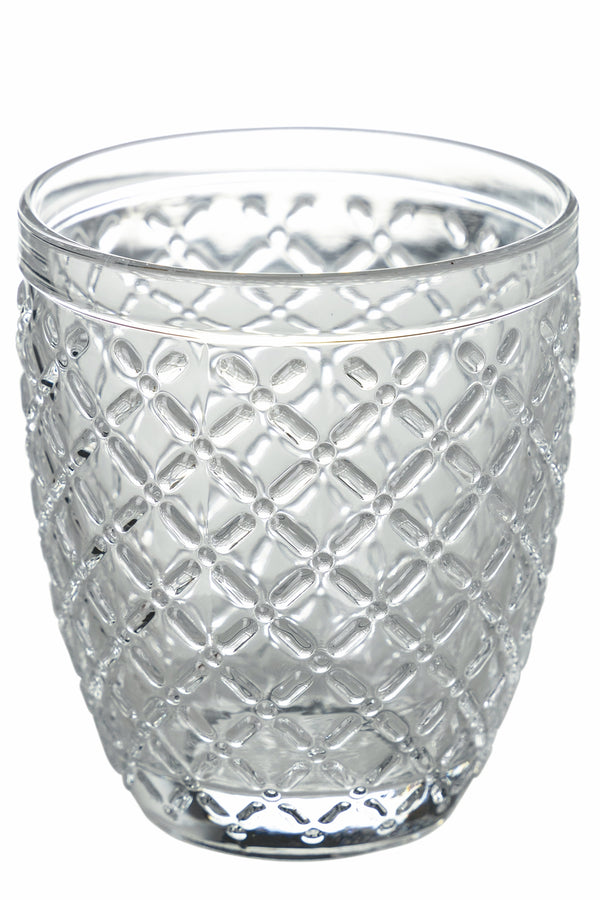 Bicchieri acqua in vetro trasparente set 6 bicchieri 350 ml Castle