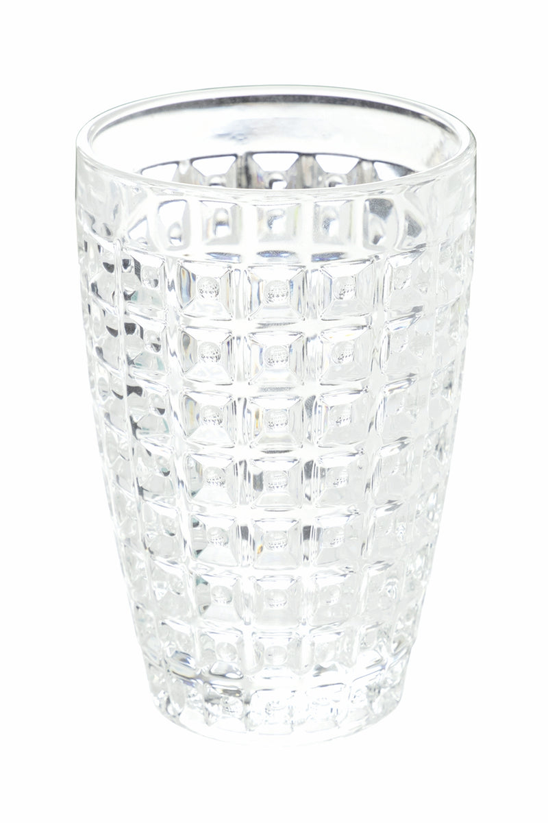 Bicchieri in vetro acqua e bibita set 6 bicchieri 380 ml