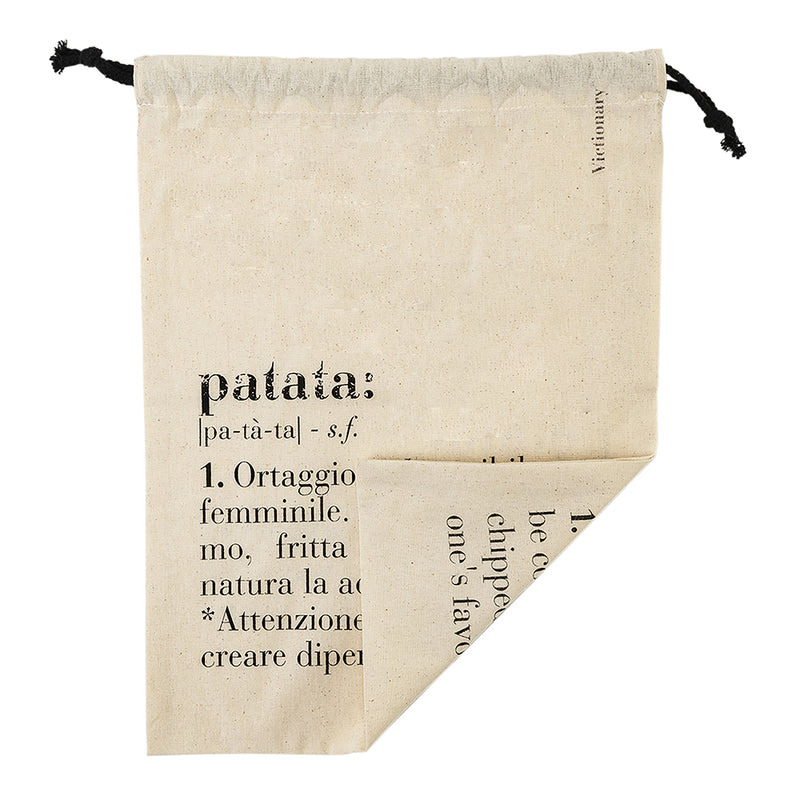 Sacchetto patate/potatoes in cotone 40x30 cm, Victionary